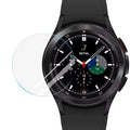 Pair of Samsung Galaxy Watch 4 Classic 42mm screen protectors by That Watch Shop, designed to protect watch screens from scratches.