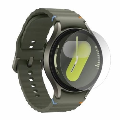 Samsung Galaxy Watch 7 44mm screen protectors from That Watch Shop, showing clear protective film on watch face in a pack of two.