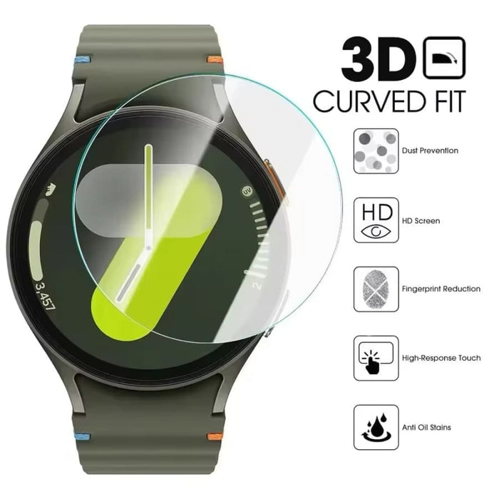 Samsung Galaxy Watch 7 (44mm) screen protectors in a pack of 2, thin and clear smartwatch screen protectors from That Watch Shop.