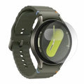 Habicare Samsung Galaxy Watch 7 44mm screen protectors, pack of 5, clear protective covers for smartwatch screens.