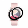 Pack of five Habicare screen protectors for Samsung Galaxy Watch Active 2 40mm, designed to protect the watch screen.