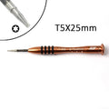 Habicare HBC screwdriver set with 1.2mm P5 and T5 precision screwdrivers, featuring five different sets for various tasks.