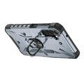 Gray Shockproof Armor Case for Samsung Galaxy A and S Series by Habicare, with rugged protective design.