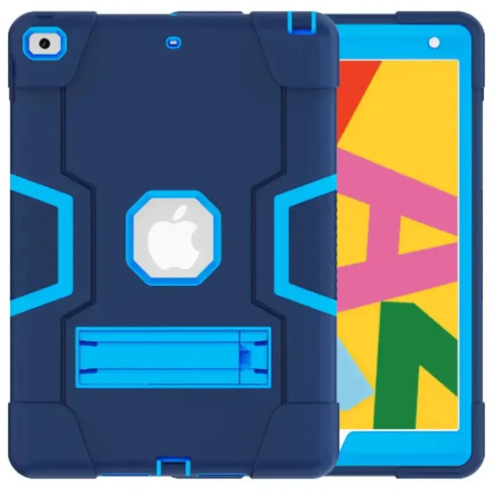 Colorful 9eight5 Shockproof Cover for iPad Series by Habicare, showing protective design in five available colors.