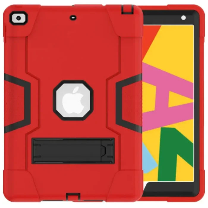 Habicare 9eight5 shockproof iPad cover in five vibrant colors, designed for durability and protection for iPad series.