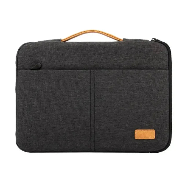 Habicare 9eight5 shockproof laptop sleeve for 14-15.6 inch MacBook, HP, and Dell laptops with padded protection and sleek design.