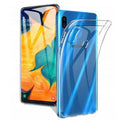 Silicone phone case for Samsung Galaxy A20 and A30 by 9eight5, showing a smooth, flexible protective cover.
