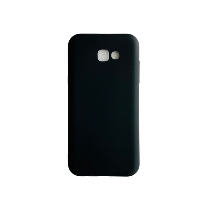 Silicone phone case for Samsung Galaxy A7 (2017) by 9eight5, showing a smooth, flexible cover with precise cutouts.