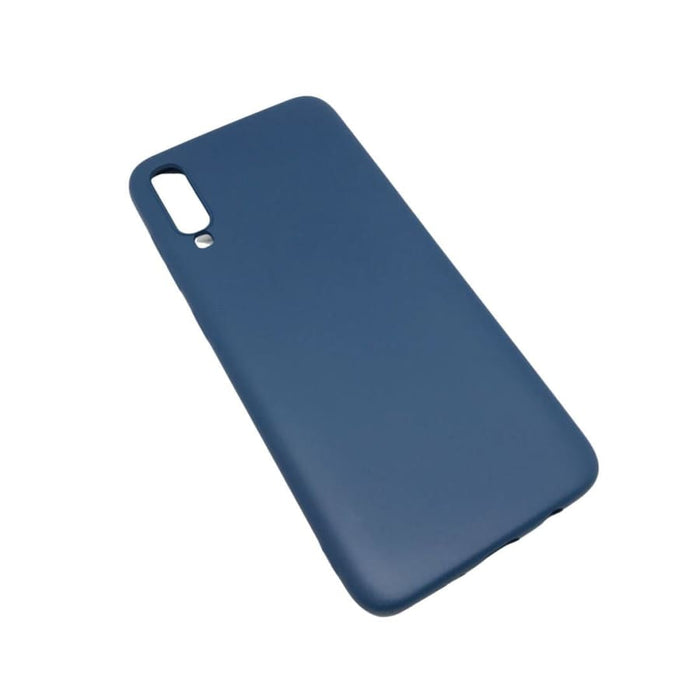 Silicone phone case for Samsung Galaxy A70 by 9eight5, showing a smooth, flexible protective cover with a matte finish.