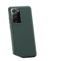 Green silicone phone case for Samsung Galaxy Note 20 by 9eight5, durable and form-fitting protective cover.