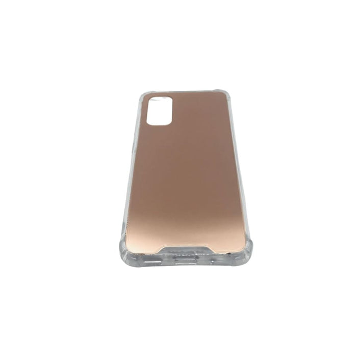 Rose gold mirror silicone case for Samsung Galaxy S20, stylish protective phone case by 9eight5.