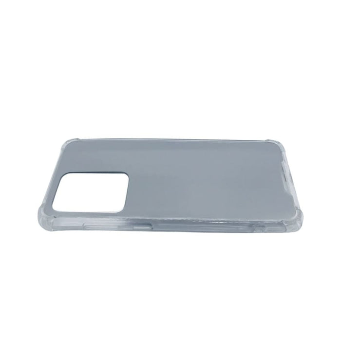 Silver mirror silicone case for Samsung Galaxy S20 Ultra by 9eight5, showing a sleek reflective surface and flexible design.