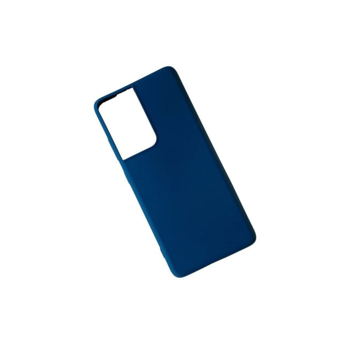 Silicone case for Samsung Galaxy S21 Ultra by 9eight5, showing the soft, flexible material and sleek design on the phone.