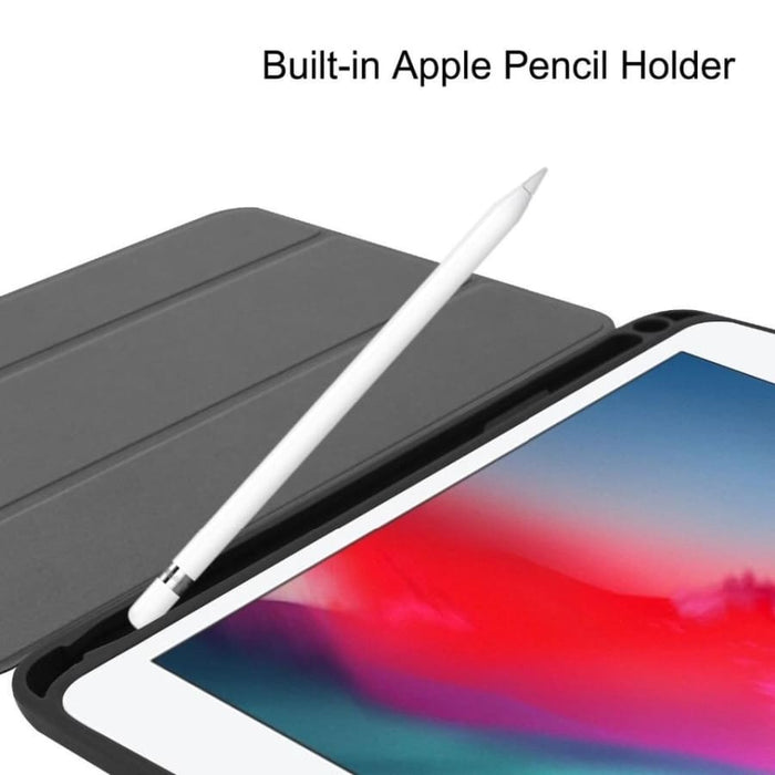 Black silicone cover for iPad Mini 4 and 5th generation by 9eight5, showing a close-up of the protective tablet case.