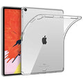 Clear silicone cover for iPad Pro 11-inch (2018) by 9eight5, showing the protective transparent case on the tablet.