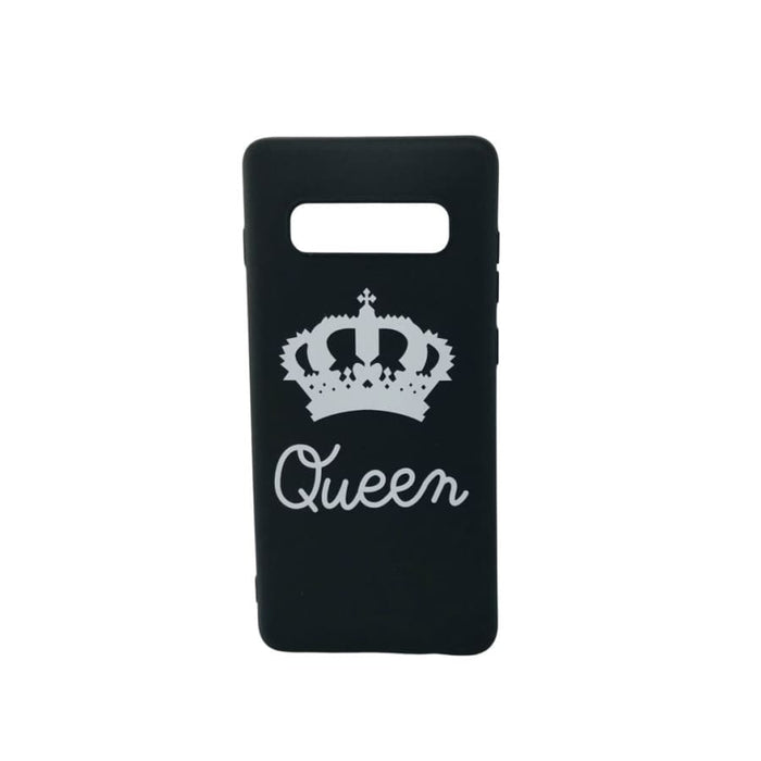 Silicone phone case for Samsung Galaxy S10 Plus by 9eight5, featuring a smooth, flexible cover with precise cutouts.
