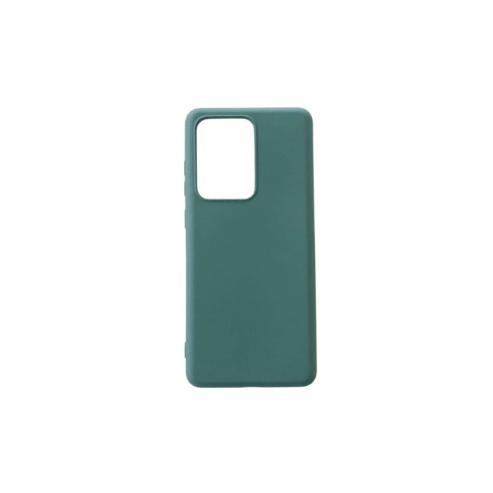 Silicone phone cover for Samsung Galaxy S20 Ultra by 9eight5, showing a slim, flexible, black protective case with textured surface.