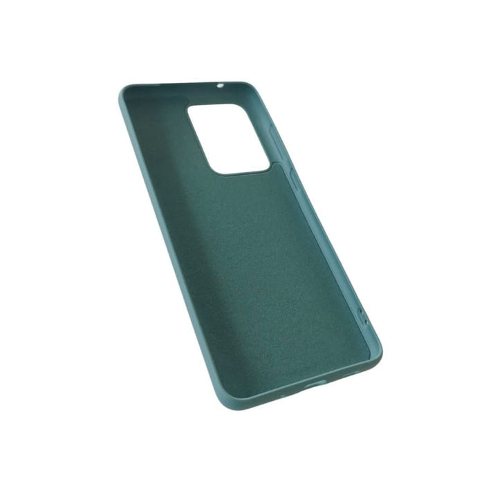Silicone phone case for Samsung Galaxy S20 Ultra by 9eight5, showing a soft, flexible cover with a smooth surface and precise cutouts.