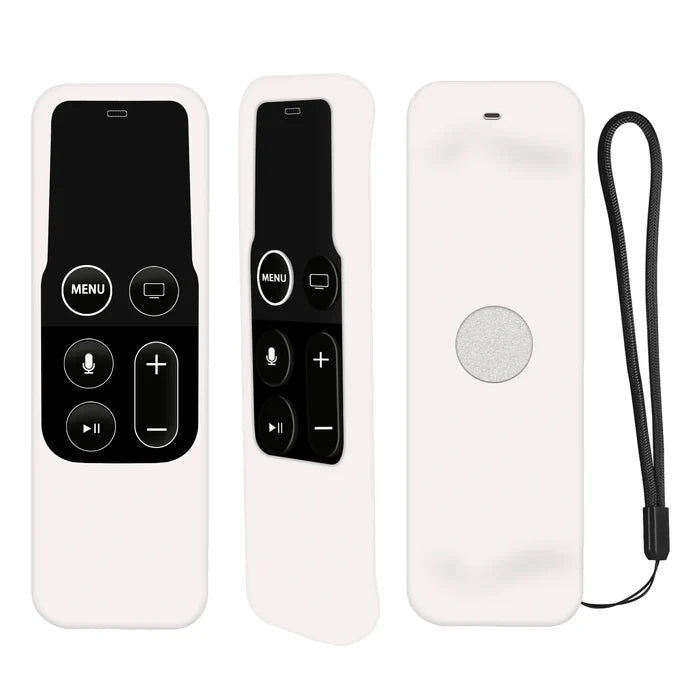 HBC silicone protective cover for Apple TV 4 remote in vibrant colors, designed by Habicare, fits securely and offers protection.