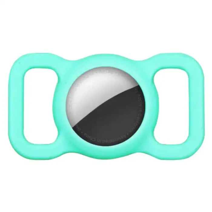 Habicare silicone protective sleeve for AirTags, TWS model, in a vibrant 15-color selection, showcasing the flexible, durable cover.
