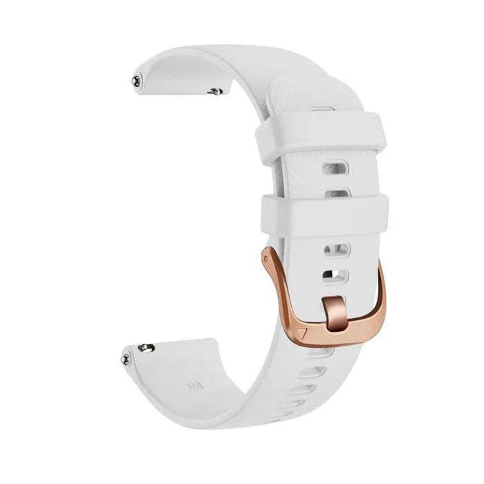 Habicare silicone replacement strap for Garmin Vivoactive 3 series, available in multiple colors, fitting TWS style smartwatch.