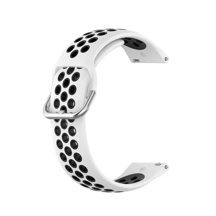 Habicare silicone sport strap for Fitbit Versa series, displayed in multiple vibrant colors, designed for comfort and durability