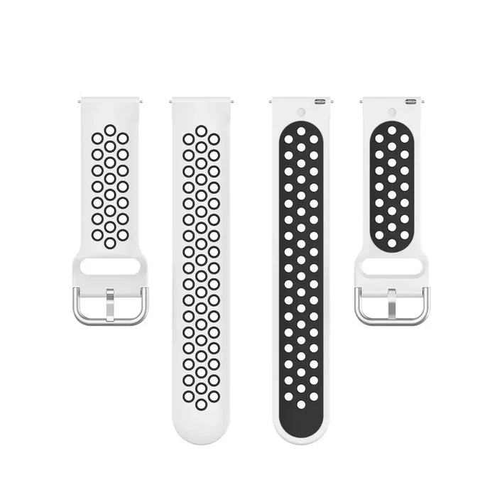 Habicare silicone sport strap for Fitbit Blaze, Versa, Versa 2, and Lite Series in various colors, designed for TWS comfort and durability.