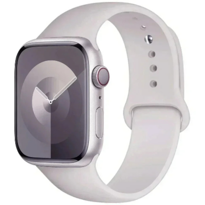 Habicare silicone strap for Apple Watch Series 42mm to 49mm, TWS smartwatch band in vibrant colors, flexible and comfortable.