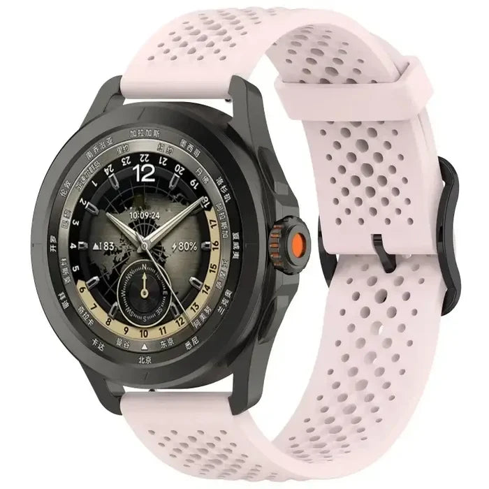 Habicare silicone strap for Garmin Forerunner and Venu series, 20mm/22mm width, available in 20 colors, TWS compatible.
