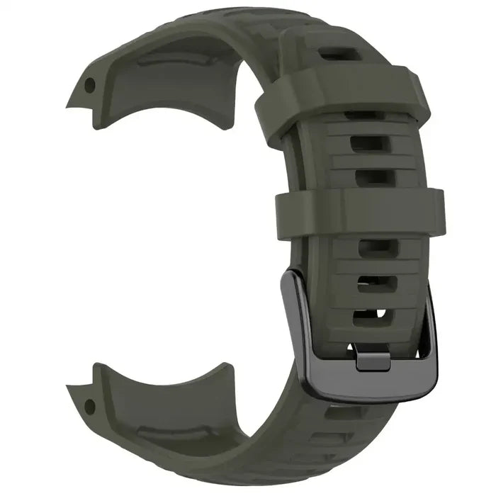 Habicare silicone strap for Garmin Instinct 2X Solar Series, available in four colors, designed for comfortable wear and style.