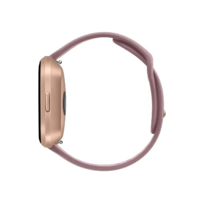 Colorful Habicare silicone watch band for Fitbit Sense 2, TWS style, available in 17 vibrant shades, shown on the smartwatch.