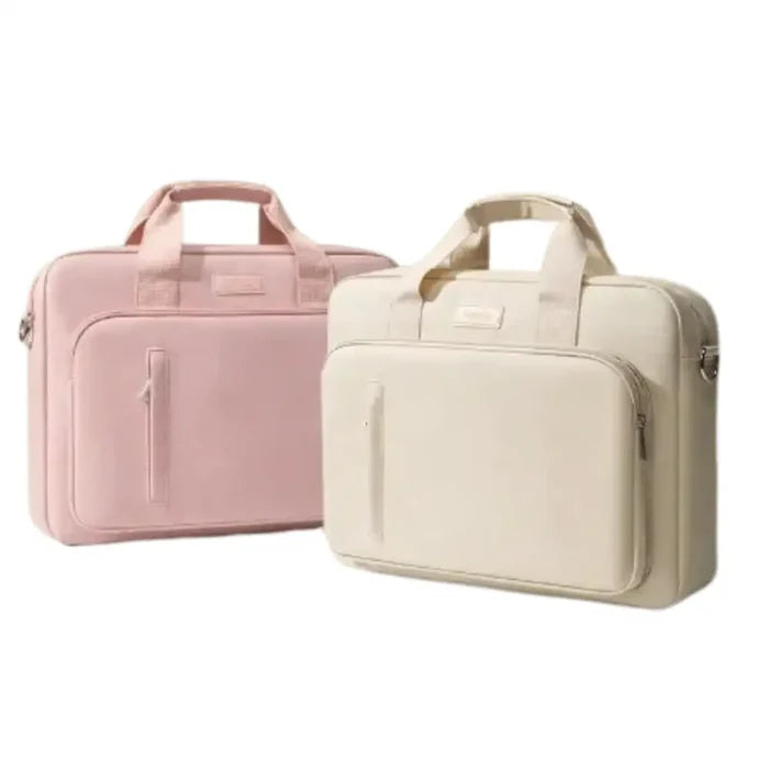 Slim Habicare 9eight5 laptop handbag designed for MacBook and Windows PCs, featuring a sleek, lightweight protective case for laptops.