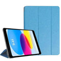 Habicare 9eight5 Smart Cover for iPad in Silk Blue, featuring a magnetic design and slim protective case for iPad.