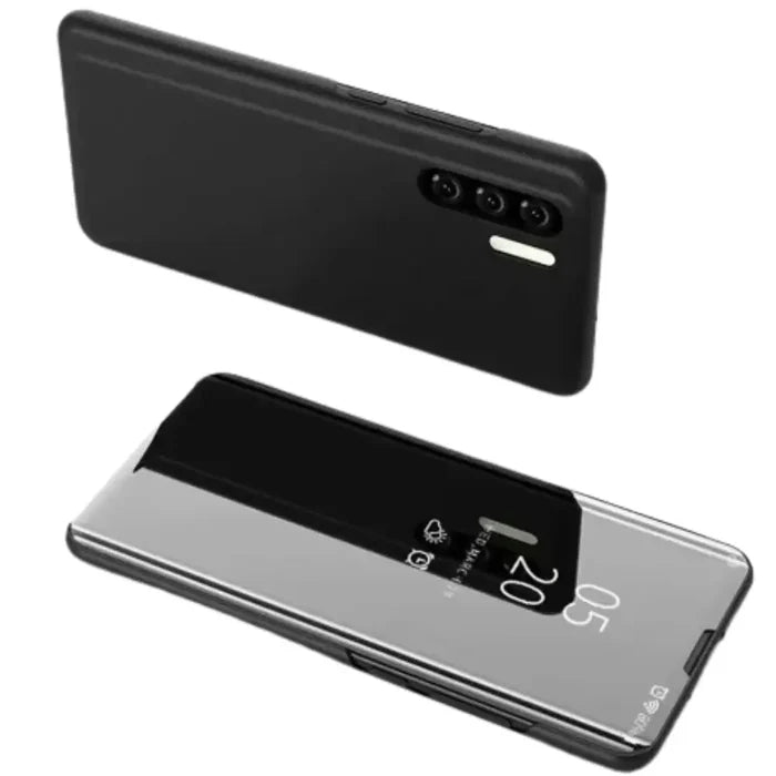 Habicare 9eight5 smart mirror flip case for Samsung Galaxy series, with mirror front cover and protective design.