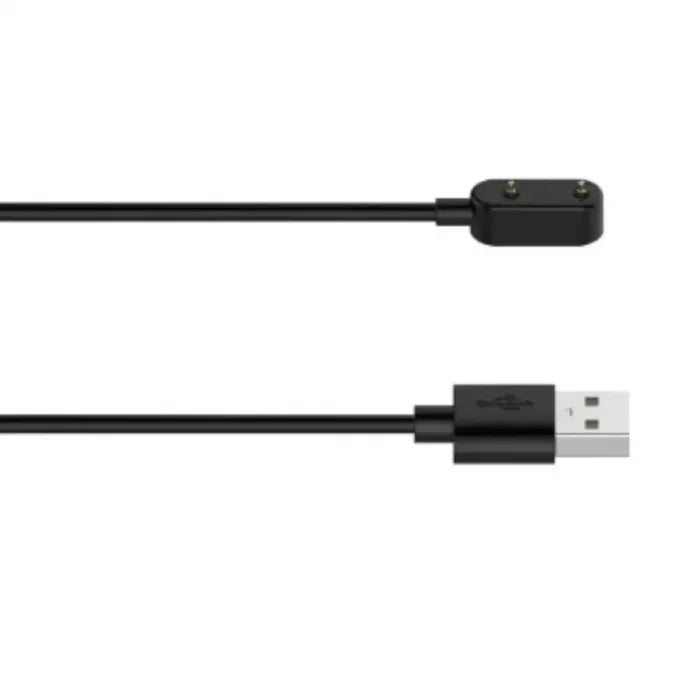 Habicare TWS smartwatch charger cable compatible with Huawei and Honor bands, shown in a close-up view.