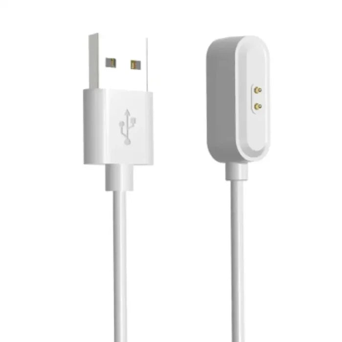 Habicare TWS smartwatch charger cable for OPPO Watch Free, with USB connector and magnetic charging end.