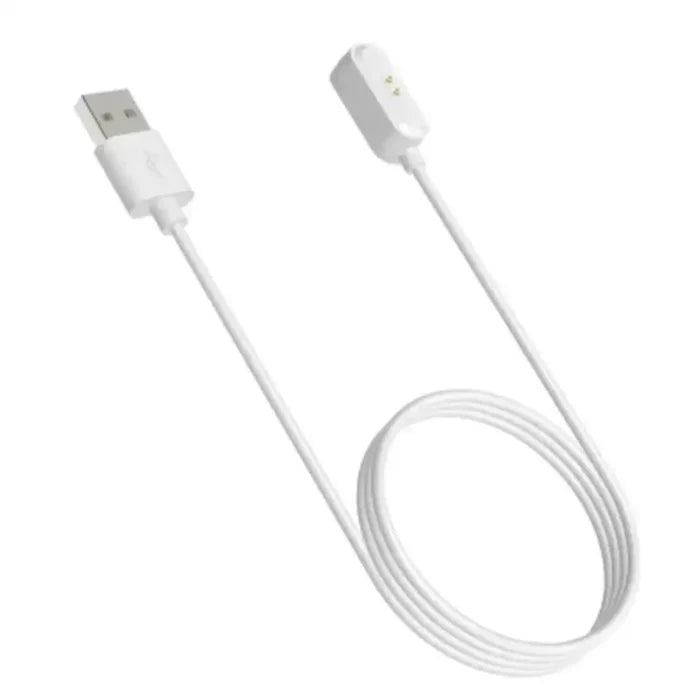 Habicare TWS smartwatch charger cable for OPPO Watch Free, showing the compact USB charging cable on a white background.