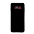 Black soft silicone cover for Samsung Galaxy Note and S series smartphones by Habicare, providing protection and a comfortable grip.