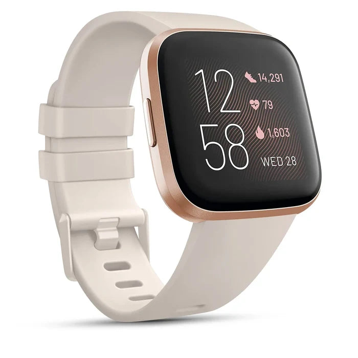 Habicare Soft Silicone Sport Band for Fitbit Versa SE in vibrant colors, designed for comfortable wear and secure fit.