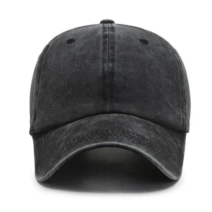 Solid Habicare baseball cap in five colors, casual style with curved brim and adjustable strap, suitable for everyday wear.