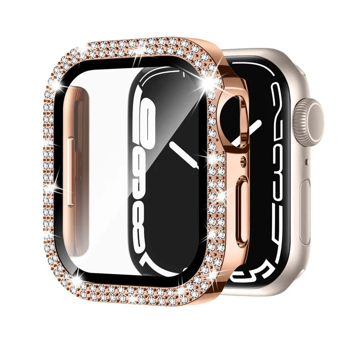 Habicare Sparkle protective case for Apple Watch Series 1-3 42mm, TWS style with a glittery finish, designed for Apple Watch 42mm.
