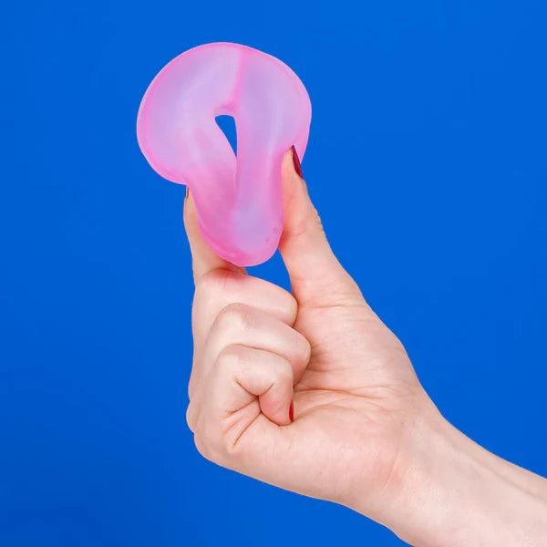 Speks Gump Loop Squish Ball Fidget Toy - Moon Jelly