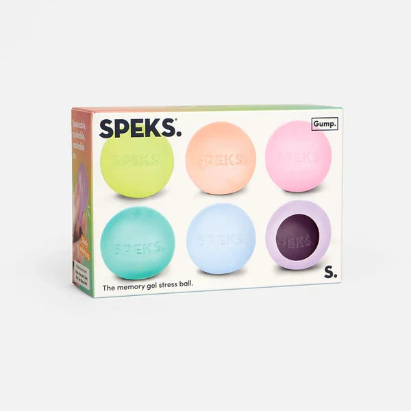 Speks Gump Mini Prism Pack Squish Ball Fidget Toy - Set of 6
