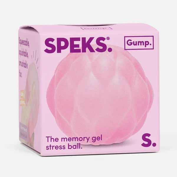 Speks Gump Surface Squish Ball Fidget Toy - Moon Jelly Quilt