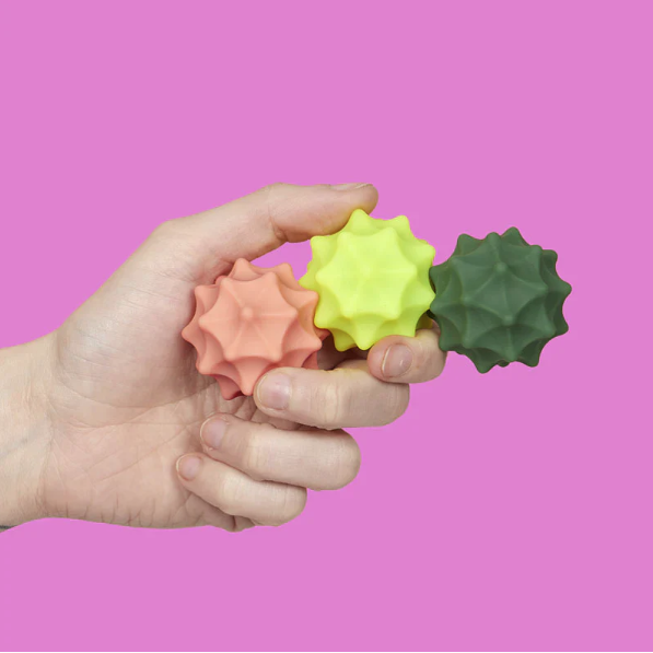 Speks Odds Silicone Magnet Fidget Toy (14+) - Green Spurs