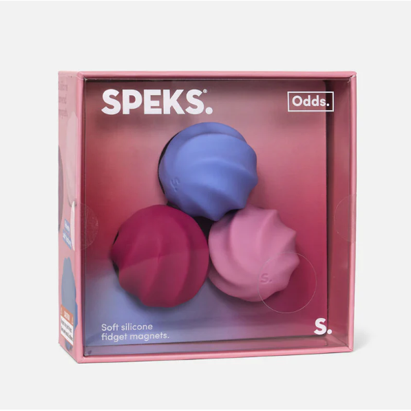 Speks Odds Silicone Magnet Fidget Toy (14+) - Pink Swirls