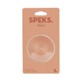 Speks Slabs Silicone Sensory Sticker - Groove Circle Orange