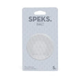 Speks Slabs Silicone Sensory Sticker - Mesh Circle Light Gray