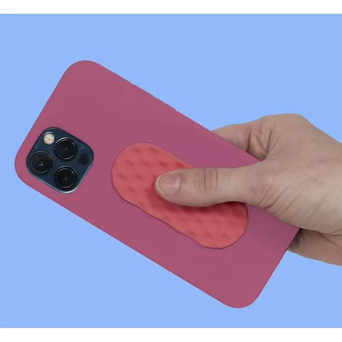 Speks Slabs Silicone Sensory Sticker - Mesh Tab Coral