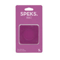 Speks Slabs Silicone Sensory Sticker - Static Square Dark Pink
